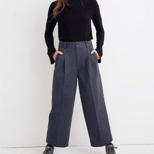 Madewell Pleated Wide-Leg Pants Size 12